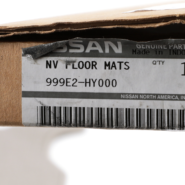 999E2HY010 - : Floor Mats, Carpet for Nissan: NV200, NV3500 Image