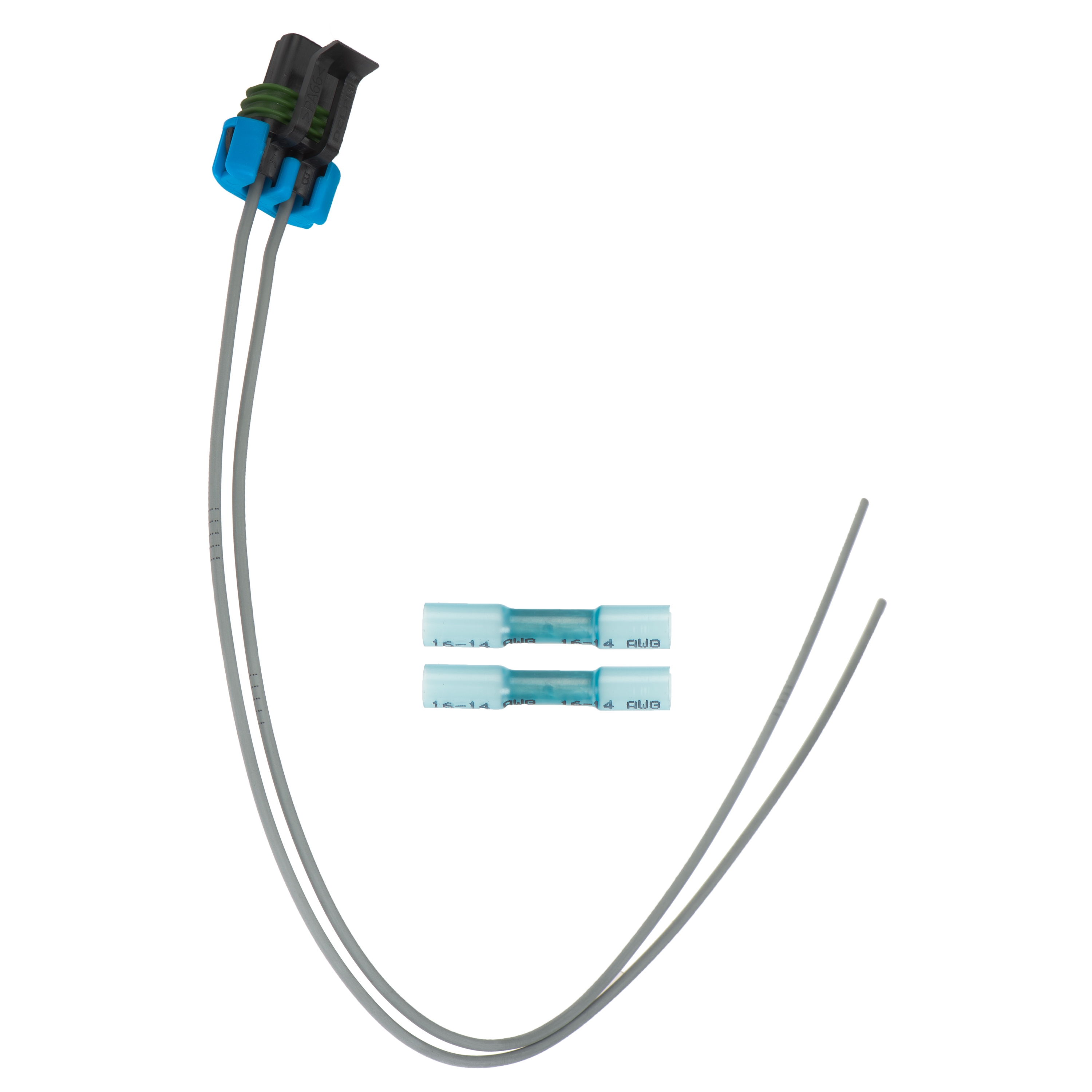 1992-2006 GM 2-Way Female Black Multi-Purpose Pigtail 12101855 | QuirkParts