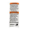 XF2Z14B217AA - Body: Air Bag Label for Ford Image