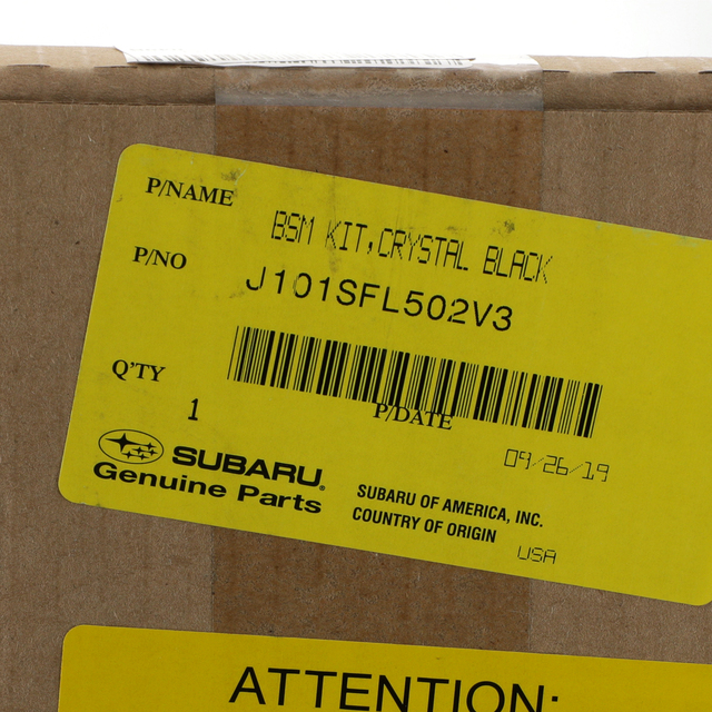 J101SFL502V3 - : 2017-2023 Subaru Impreza Crosstrek Body Side Molding Crystal Black Silica for Subaru: Impreza Image