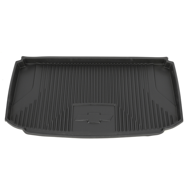 95493487 - Interior: OEM NEW 12-20 GM Chevrolet Sonic Cargo Area Tray Liner w/ Bow Tie Logo 95493487 for Chevrolet: Sonic Image
