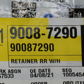 90087290 - : OEM NEW 1997-20 GM Saturn Cadillac Rear Wheelhouse Panel Liner Retainer 90087290 for Buick: Cascada, Regal, Regal Sportback, Regal TourX, Verano | Cadillac: Catera | Saturn: Astra Image