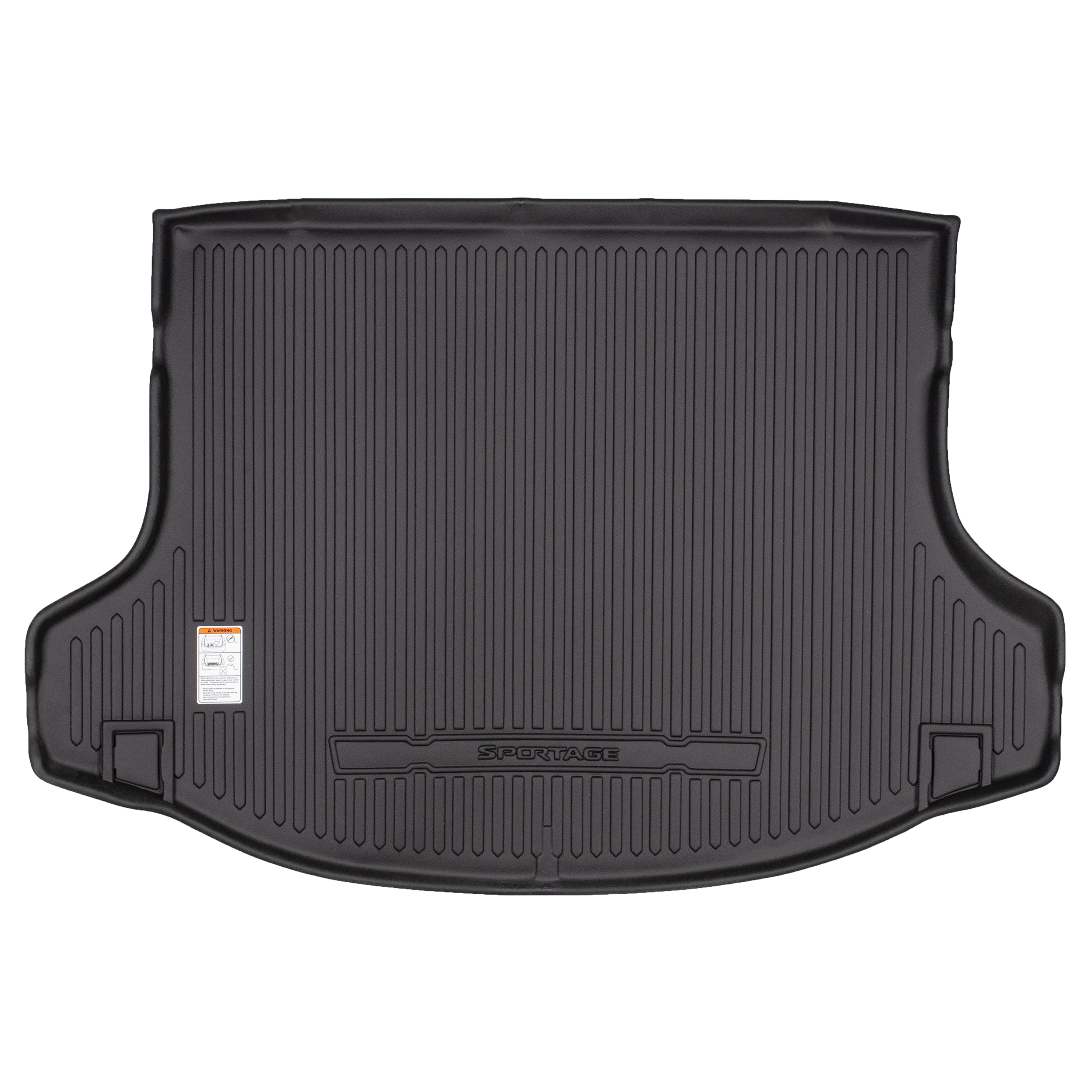 3W012ADU00 - Interior: OEM NEW 2011-16 Kia Sportage Cargo Area Tray Black Durable Waterproof 3W012ADU00 for Kia: Sportage Image