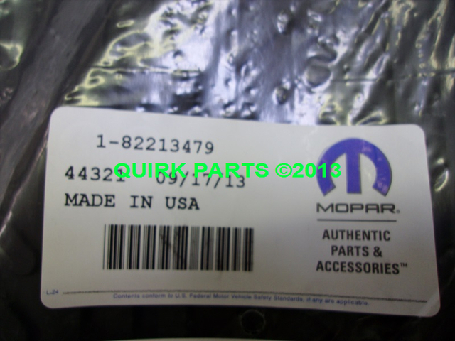 82213479 - Interior Accessories: 13-14 Chrysler Town&amp;Country Front &amp; 2nd Row Black Rubber Slush Mats OEM MOPAR for Chrysler: Town &amp; Country Image