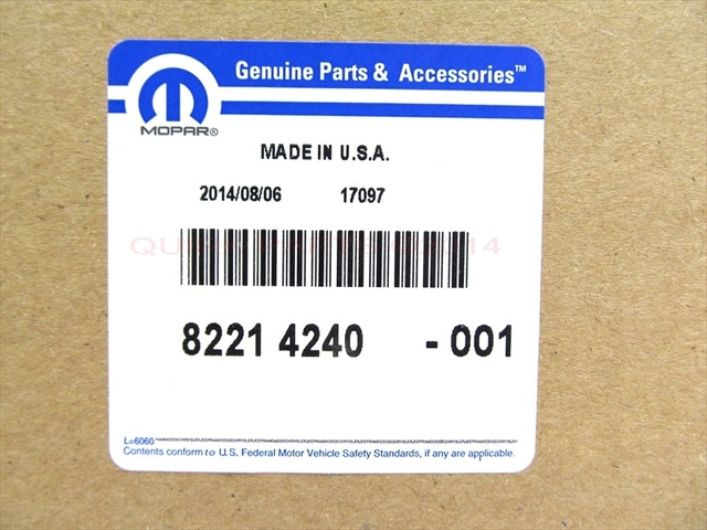 82214240AC - Audio/Video and Electronics Accessories: Rear View Camera for Ram: 1500, 1500 Classic, 2500, 3500 Image