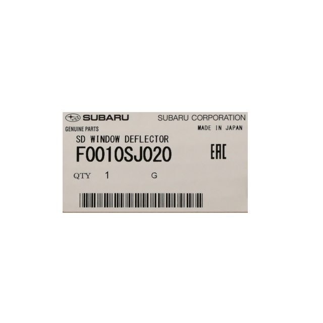 F0010SJ020 - Exterior: 2019-2024 Subaru Forester Side Window Deflector for Subaru: Forester Image