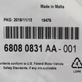 68080831AA - Fuel: Fuel Injector O Ring Kit for Chrysler: 200, 300, Pacifica, Town &amp; Country, Voyager | Dodge: Avenger, Challenger, Charger, Durango, Grand Caravan, Journey | Jeep: Cherokee, Gladiator, Grand Cherokee, Grand Cherokee L, Grand Cherokee WK, Grand Wagoneer, Wrangler, Wrangler JK | Ram: 1500, 1500 Classic, 2500, 3500, C/V, ProMaster 1500, ProMaster 2500, ProMaster 3500 Image