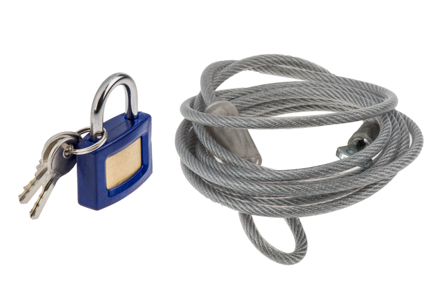 880900LK - Exterior: OEM NEW 2015-2018 Mazda 6 CX3 MX5 Miata Vehicle Cover Cable Lock 0000880900LK for Mazda: 3, 5, 6, CX-3, CX-5, CX-7, CX-9, MX-5 Miata, RX-8, Tribute Image