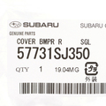 57731SJ350 - Body: Hole Cover for Subaru: Forester Image