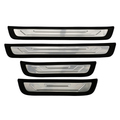 2PF45AC500 - : OEM NEW 2011-2013 Kia Sorento Base Aluminum Door Step Scuff Plate Kit 2PF45AC500 for Kia Image