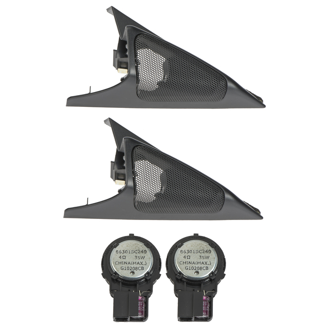 H6318SC000 - Audio/Video: OEM NEW 09-13 Subaru Forester Tweeter Speaker Upgrade Kit with Covers H6318SC000 for Subaru: Forester Image