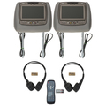 23309575 - Audio/Video: RSE, Front Head Restraint DVD System for Cadillac: Escalade, Escalade ESV | Chevrolet: Silverado 1500, Silverado 2500 HD, Silverado 3500 HD, Suburban, Suburban 3500 HD, Tahoe | GMC: Sierra 1500, Sierra 2500 HD, Sierra 3500 HD, Yukon, Yukon XL Image