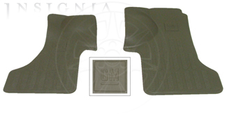 88986603 - Interior: Floor Mats, Custom Vinyl, Front Set for Chevrolet: Express 1500, Express 2500, Express 3500 | GMC: Savana 1500, Savana 2500, Savana 3500 Image