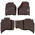82215584AB - Interior Accessories: All-Weather Floor Mats, Bucket-Style, Crew Cab, Brown for Ram: 1500, 1500 Classic, 2500, 3500 Image