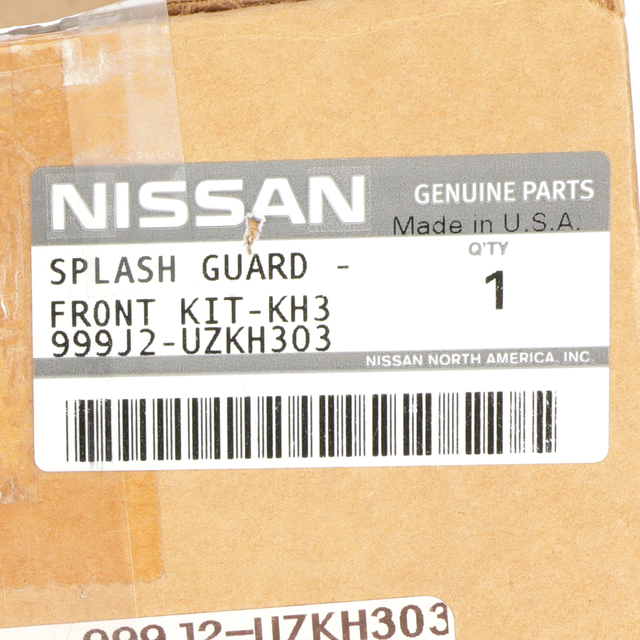 999J2UZKH303 - Exterior: Splash Guards, Front for Nissan: Altima Image