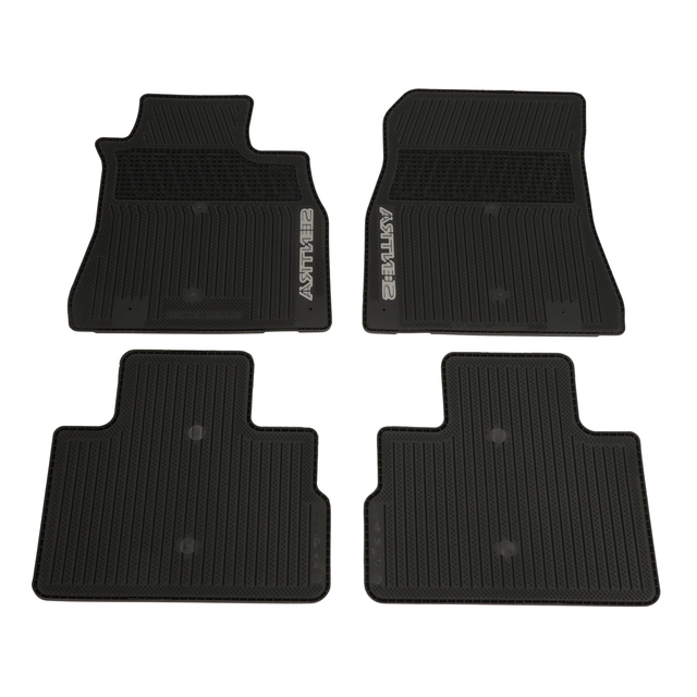 T99E16LB0A - Interior: OEM NEW 20 Nissan Sentra 4 Piece Black Rubber All Season Floor Mats T99E1-6LB0A for Nissan: Sentra Image