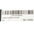 55276798AF - Body Sheet Metal Except Doors: Wheelhouse Shield, Right for Dodge: Ram 1500, Ram 2500, Ram 3500 Image