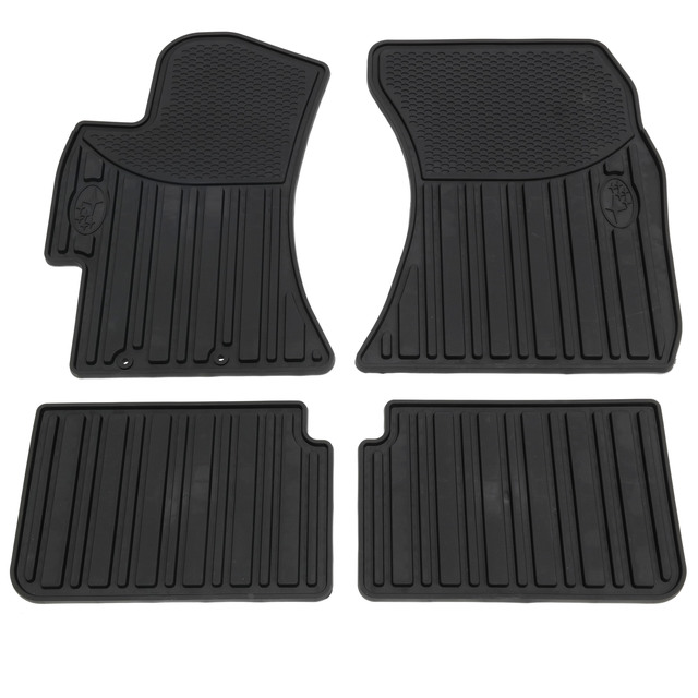 J501SFG200 - Interior: OEM NEW 2010-2013  Subaru Impreza &amp; Forester Floor Mats Rubber Black  J501SFG200 for Subaru: Forester, Impreza Image