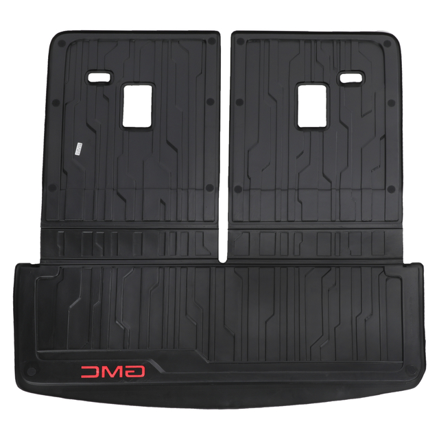 84938211 - Interior: 2017-2023 GMC Acadia Rear Cargo Liner All Weather Floor Mat w/ GMC Logo Jet Black for GM Image