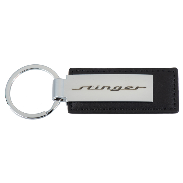 CK017AY746 - Merchandise: 2018 Kia Black Leather Stinger Key Chain for Kia Image