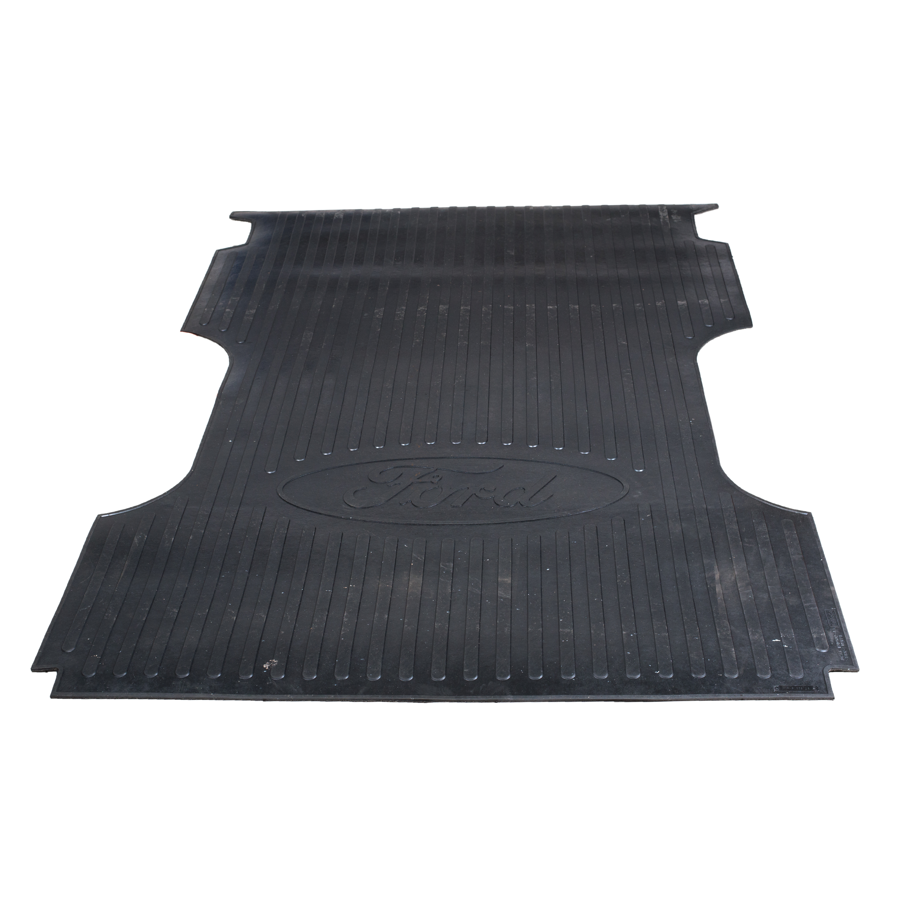 F81Z99112A15AA - Exterior: 2009-2016Ford Rear Bed Rubber Mat Protector Fits F-250 F-350 F-450 Super Duty for Ford: E-350 Super Duty, E-450 Super Duty, F-250 Super Duty, F-350 Super Duty, F-450 Super Duty, F-550 Super Duty Image