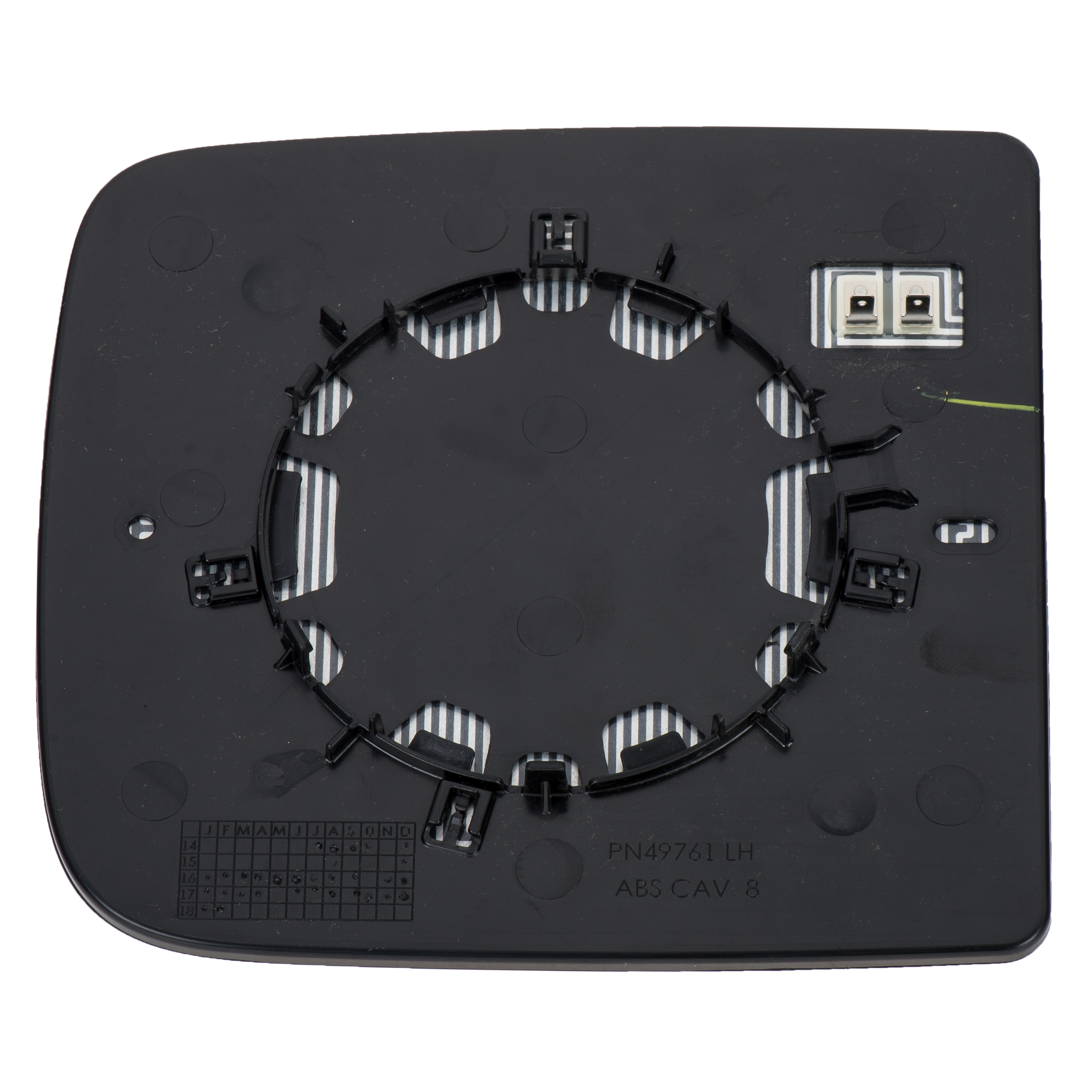 68286843AA - Doors, Door Mirrors and Related Parts: Mirror Replacement Glass, Left for Ram: 1500, 1500 Classic, 2500, 3500 Image