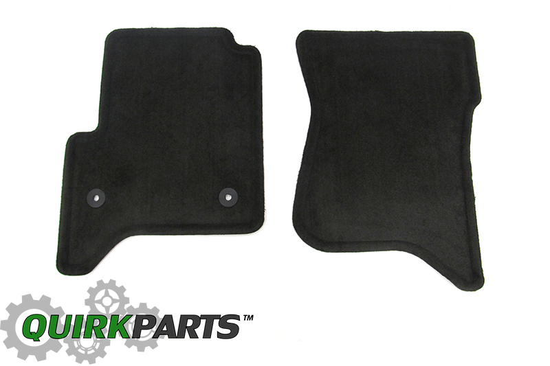 84531853 - Interior: Floor Mats - Front Molded Carpet - Black for Chevrolet: Silverado 1500, Silverado 2500 HD, Silverado 3500 HD | GMC: Sierra 1500, Sierra 2500 HD, Sierra 3500 HD Image