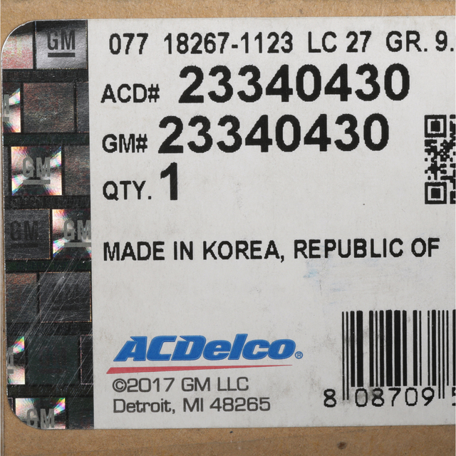 23340430 - Serviceable Components: Multi-Media Player Interface Module Assembly for Buick: LaCrosse | Chevrolet: Camaro, Cruze Image