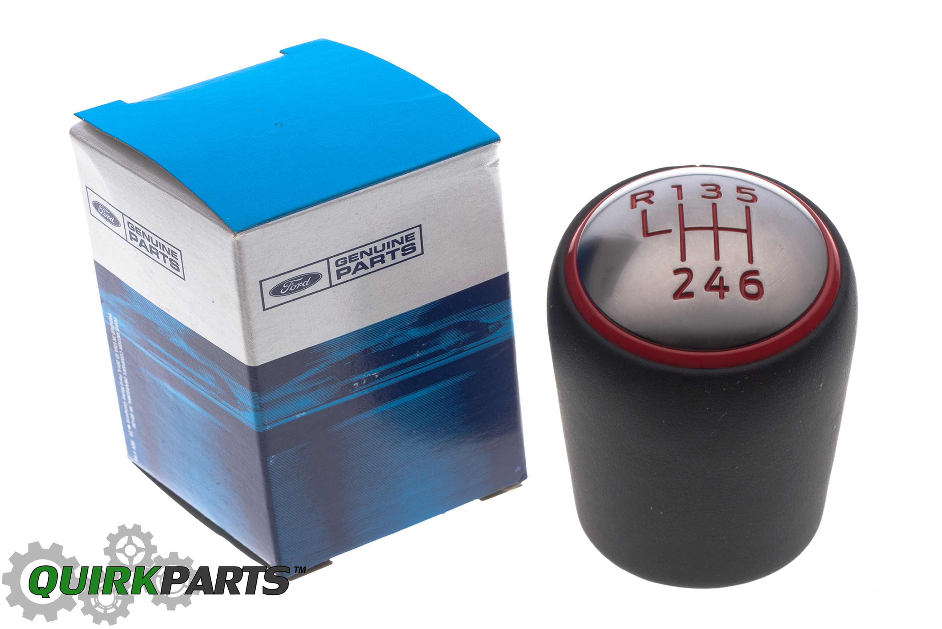 FR3Z7213C - : 2015-2016 Ford Mustang Shelby GT350 Red 6 Speed Manual Gear Shifter Knob OEM NEW for Ford: Mustang Image
