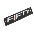 84336885 - : OEM NEW 2017 GM Chevrolet Fender "Fifty" Emblem Nameplate Badge Chrome 84336885 for GM Image