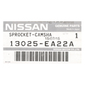 13025EA22A - Engine: Sprocket for Nissan: 350Z, Altima, Frontier, Maxima, Murano, NV1500, NV2500, NV3500, Pathfinder, Quest, Xterra Image