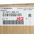 C1010SG102 - Interior: Sti Leather Shift Knob - Cvt for Subaru: Crosstrek, Forester, Impreza, WRX Image