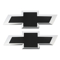 84346558 - Body: Front and Rear Bowtie Emblems - Black for GM Image