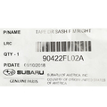 90422FL02A - Body: Black Out Tape for Subaru: Impreza Image