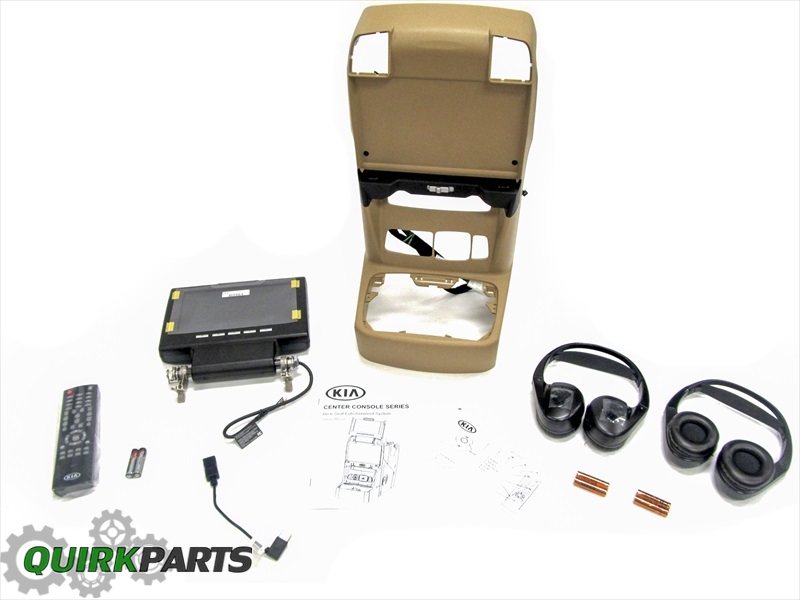 A9051ADU01DAA - Electronics: Rear Seat Entertainment - Light Camel Beige for Kia Image