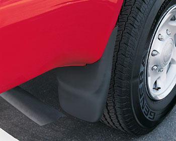F81Z16A550BA - Exterior: Splash Guards, Rear (4X4 Only for Ford: F-250 Super Duty, F-350 Super Duty, F-450 Super Duty, F-550 Super Duty Image