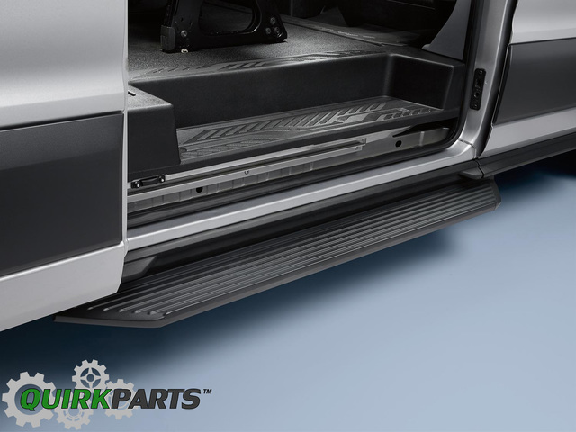 FK3Z16450AA - Exterior: 2015-2016 Ford Transit Medium Side Step Bar Tempest Gray Passenger Load Door OEM for Ford: Transit-150, Transit-250, Transit-350, Transit-350 HD Image