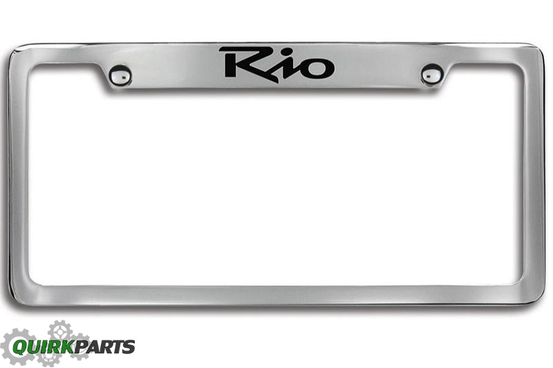 UR013AY002UB - Exterior: License Plate Frame, Upper Rio Logo for Kia Image