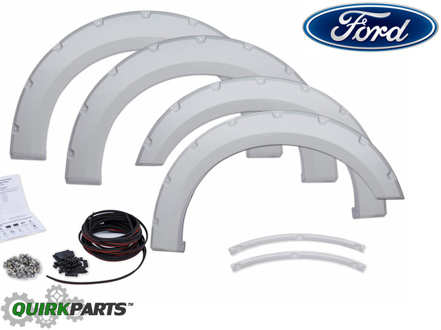VFL3Z16268B - Exterior: 2015-2016 Ford F-150 Paintable Fender Flares Front Rear Set Of 4 OEM VFL3Z16268B for Ford: F-150 Image