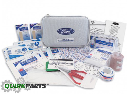 VFL3Z19F515CB - : Kit First Aid for Ford: C-Max, E-150, E-250, E-350 Super Duty, E-450 Super Duty, EcoSport, Edge, Escape, Expedition, Explorer, Explorer Sport Trac, F-150, F-250 Super Duty, F-350 Super Duty, F-450 Super Duty, F-550 Super Duty, Fiesta, Flex, Focus, Fusion, Mustang, Ranger, Taurus, Transit Connect, Transit-150, Transit-250, Transit-350, Transit-350 HD Image