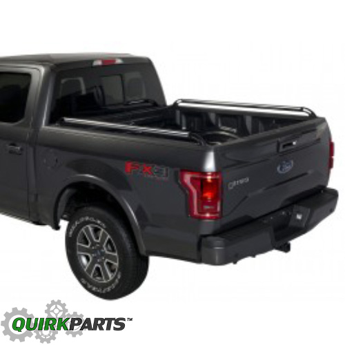 VFL3Z9955200C - Exterior: Bed Rails, Chrome With Black End Caps for Ford: F-150 Image