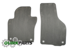 1K1061225ERYK - : 2006-2009 VW Volkswagen Rabbit MK5 Set of 2 FRONT Textile Floor Mats OEM for Volkswagen Image