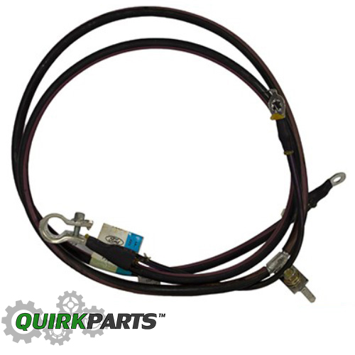 F81Z14301BA - Electrical: Negative Cable for Ford: Excursion, F-250 Super Duty, F-350 Super Duty, F-450 Super Duty, F-550 Super Duty Image