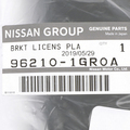 962101GR0A - Body: License Bracket for Nissan: Murano Image