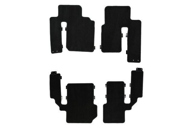 8BN05B - Interior: 2007-2015 Mazda CX-9 Rear Carpet Floor Mats Black with Logo for Mazda: CX-9 Image