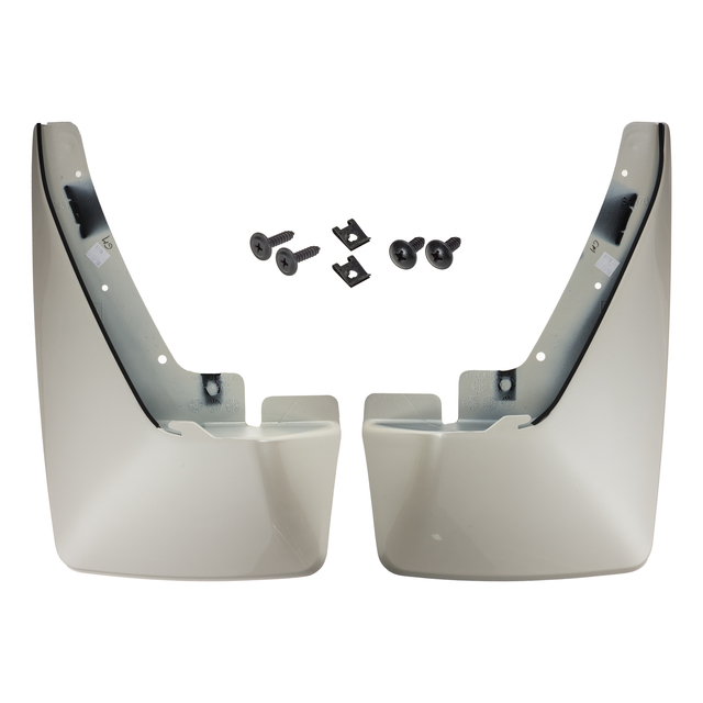 19212813 - Exterior: Chevy Suburban GMC Denali Cadillac Escalade Rear White Splash Guards for Cadillac: Escalade, Escalade ESV | Chevrolet: Suburban 1500, Suburban 2500 | GMC: Yukon, Yukon XL 1500, Yukon XL 2500 Image