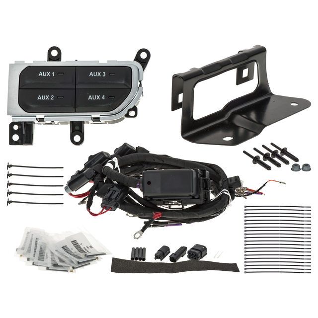 82215798AF - Lighting &amp; Electrical Accessories: Auxiliary Switch Bank, Silver for Jeep: Gladiator, Wrangler Image