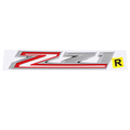 thumbnail interactive-video image 1 of 2x OEM Red Chrome Silverado Z71 Emblem Badges 2019-2022 - 84632695 / 84632694 1 of 6