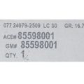 85598001 - Electrical: Front Sensor for Cadillac: Escalade, Escalade ESV, Escalade EXT | Chevrolet: Avalanche 1500, Avalanche 2500, Silverado 1500, Silverado 1500 HD, Silverado 2500, Silverado 2500 HD, Silverado 3500, Suburban 1500, Suburban 2500, Tahoe | GMC: Sierra 1500, Sierra 1500 HD, Sierra 2500, Sierra 2500 HD, Sierra 3500, Yukon, Yukon XL 1500, Yukon XL 2500 Image