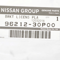 9621230P00 - Body: License Bracket for Nissan: 300ZX Image